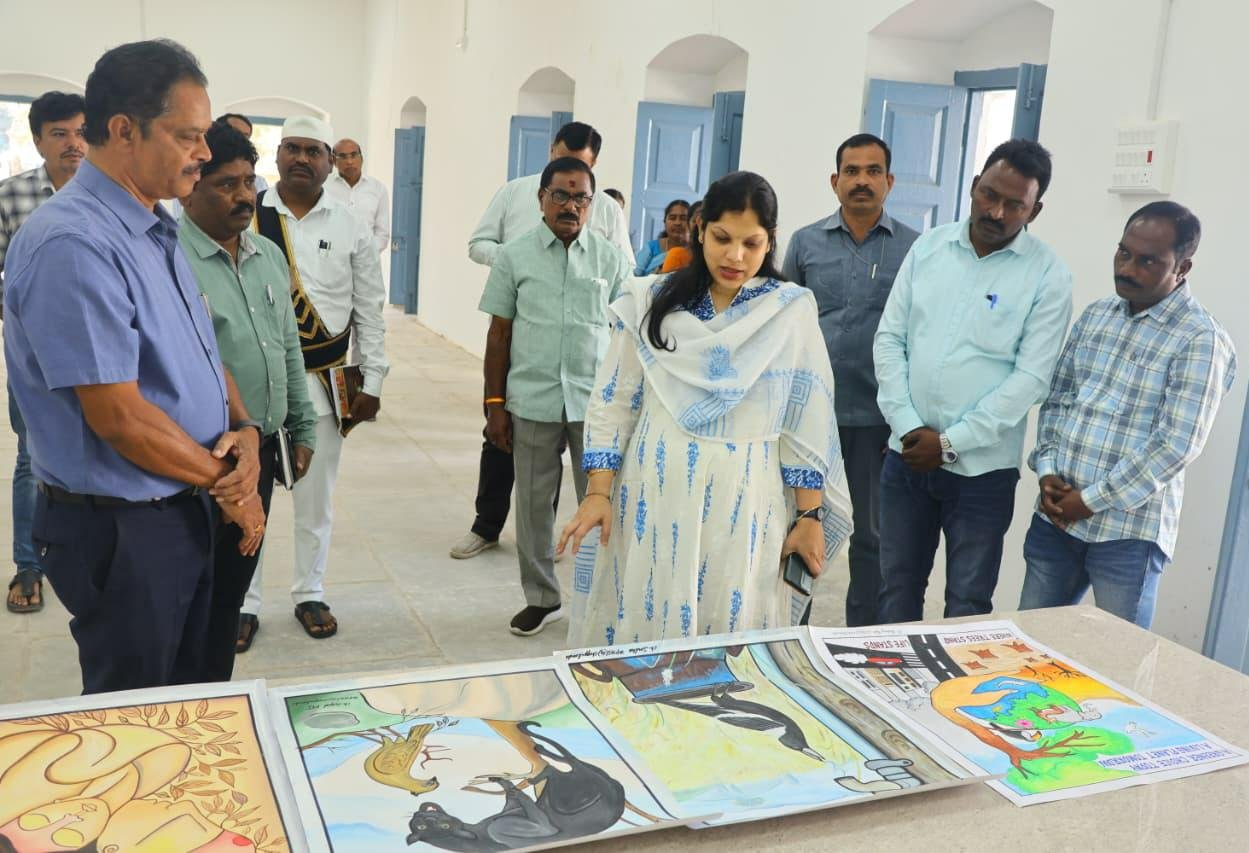 సైన్స్ మ్యూజియం పునరుద్ధరణ పనులు పరిశీలించిన జిల్లా కలెక్టర్
